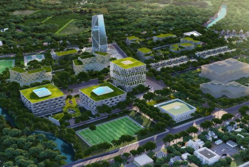 Tổ hợp phân hiệu Trường Đại học FPT tại Cần thơ và Công viên phần mềm FPT Cần Thơ