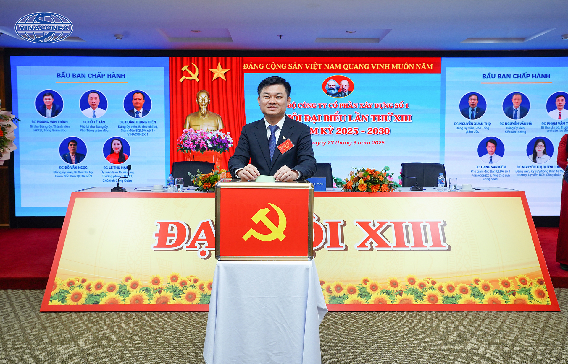 VINACONEX tổ chức thành công Đại hội điểm cấp cơ sở nhiệm kỳ 2025 - 2030