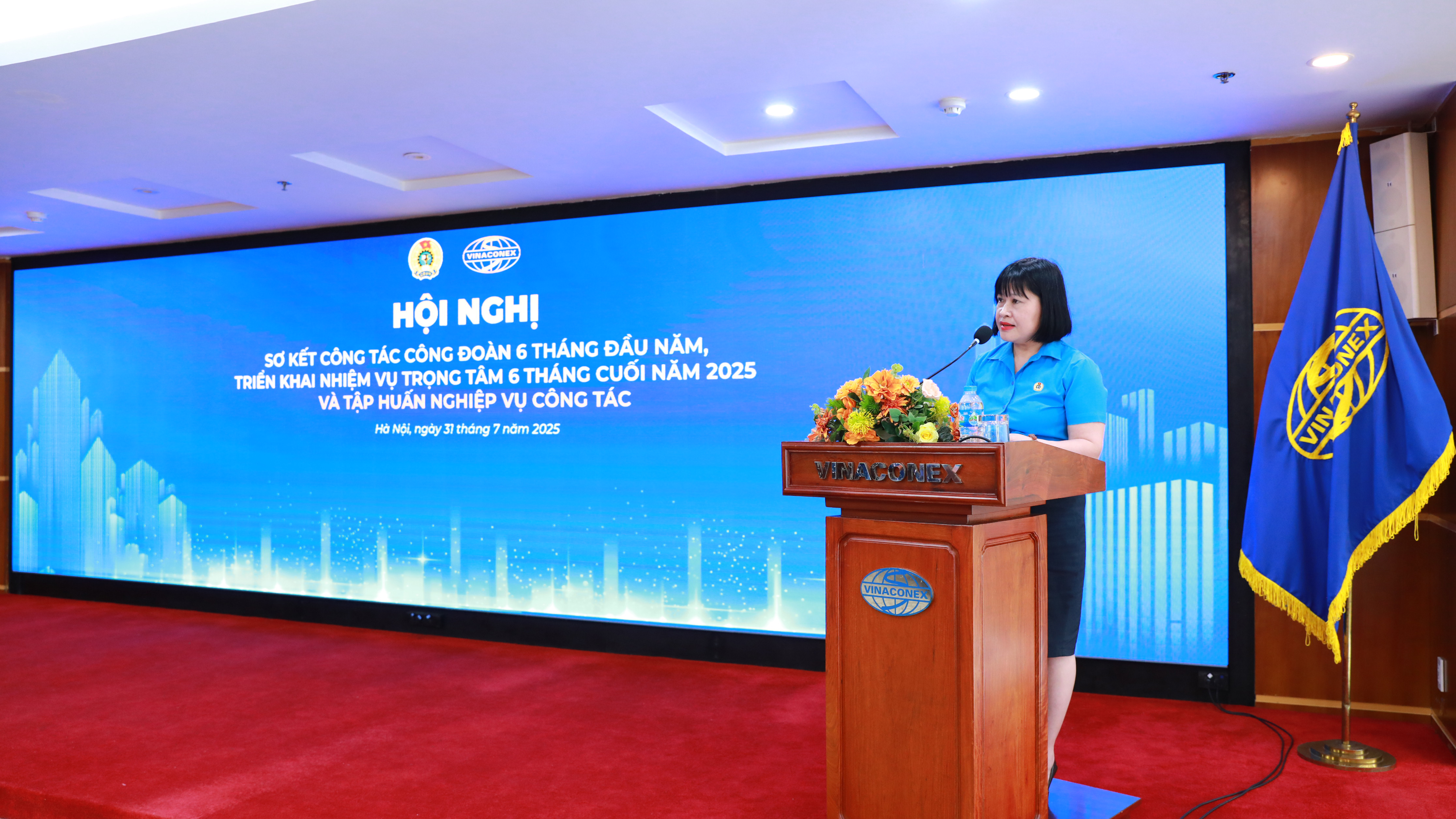 Hội nghị sơ kết công tác Công đoàn 6 tháng đầu năm, triển khai nhiệm vụ 6 tháng cuối năm 2025 và tập huấn nghiệp vụ công tác