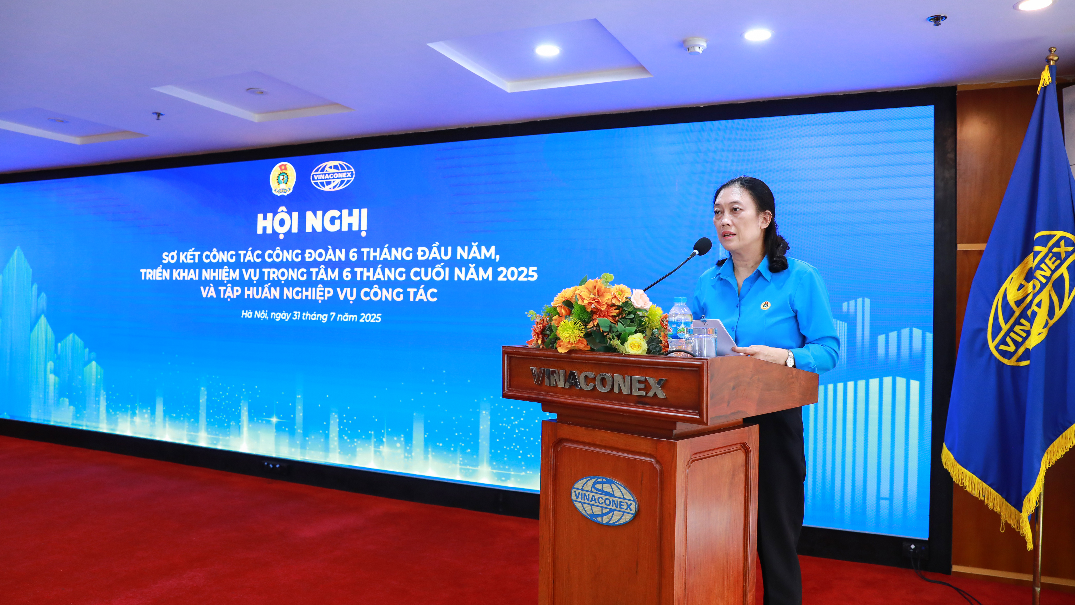Hội nghị sơ kết công tác Công đoàn 6 tháng đầu năm, triển khai nhiệm vụ 6 tháng cuối năm 2025 và tập huấn nghiệp vụ công tác