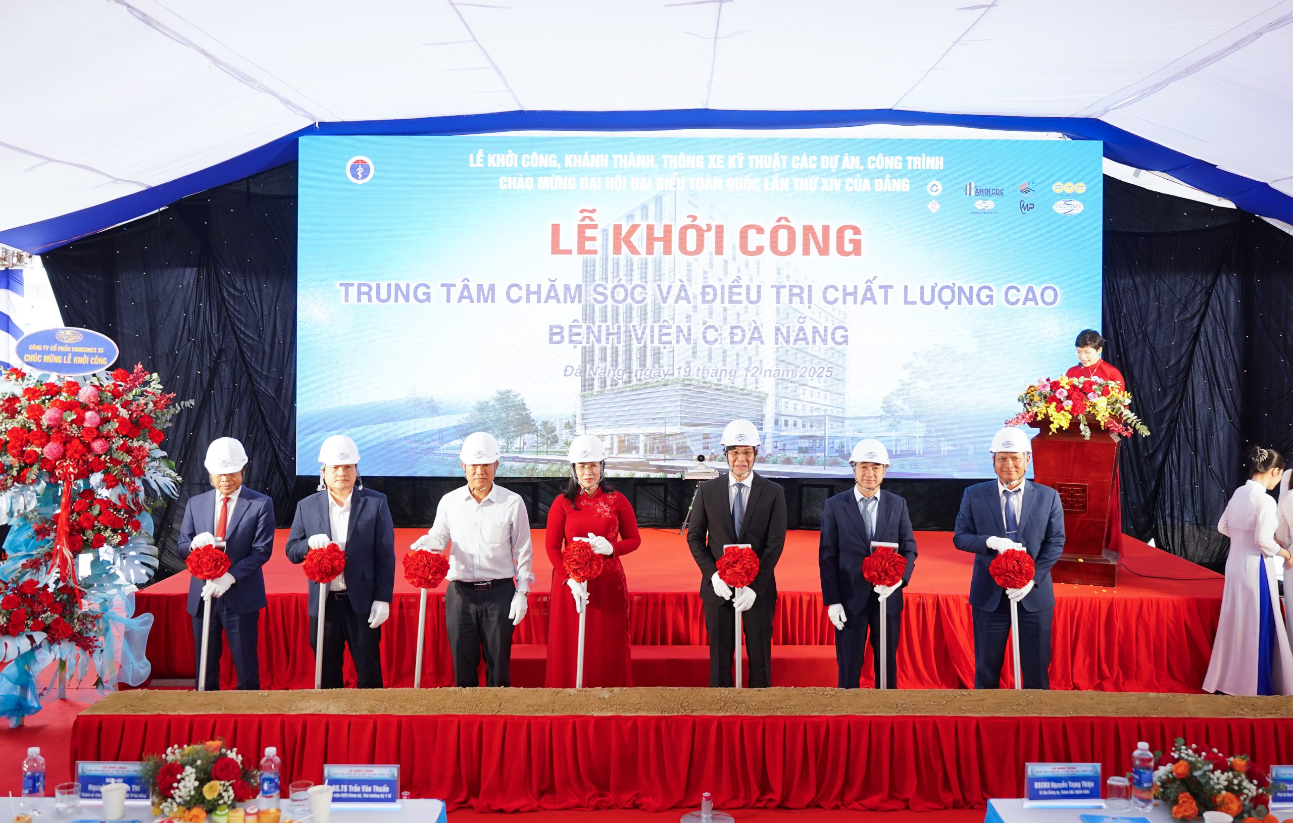 VINACONEX 25 THAM GIA KHỞI CÔNG, KHÁNH THÀNH CÁC CÔNG TRÌNH CHÀO MỪNG ĐẠI HỘI ĐẠI BIỂU TOÀN QUỐC LẦN THỨ XIV CỦA ĐẢNG