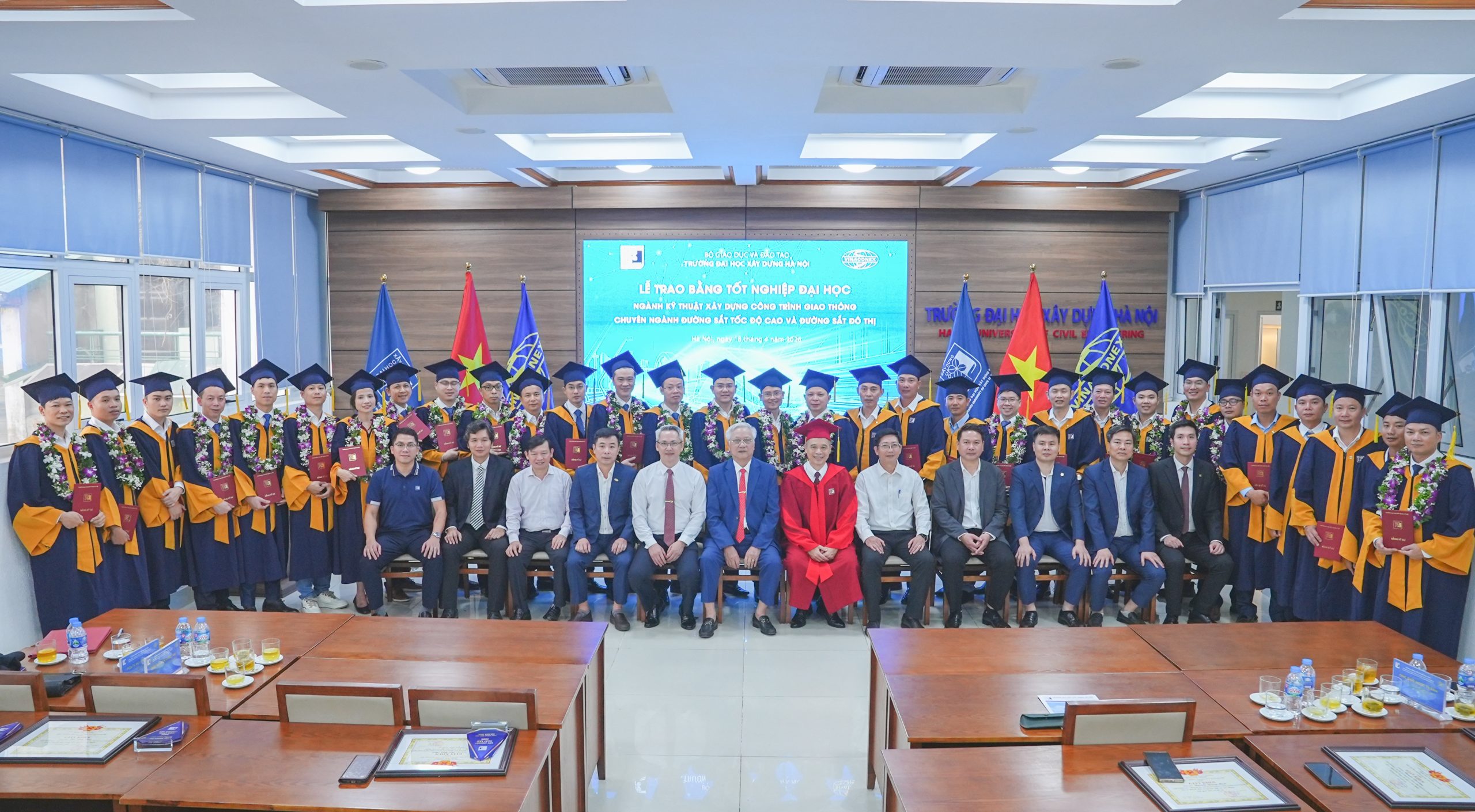 VINACONEX đón nhận đội ngũ kỹ sư chuyên ngành đường sắt tốc độ cao và đường sắt đô thị đầu tiên tại Việt Nam