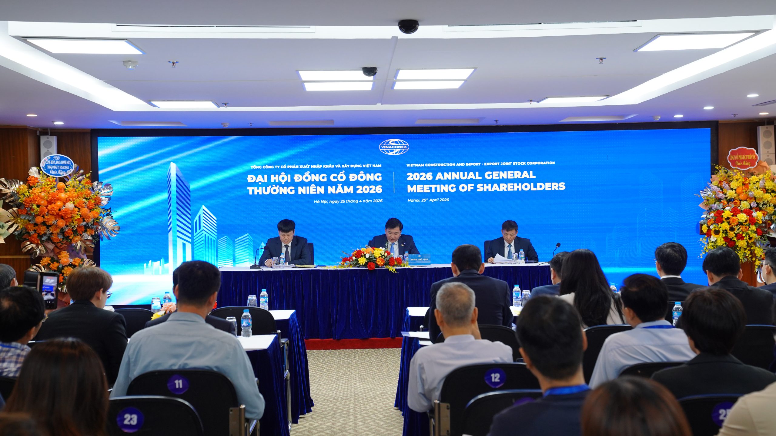 VINACONEX tổ chức thành công đại hội đồng cổ đông thường niên năm 2026