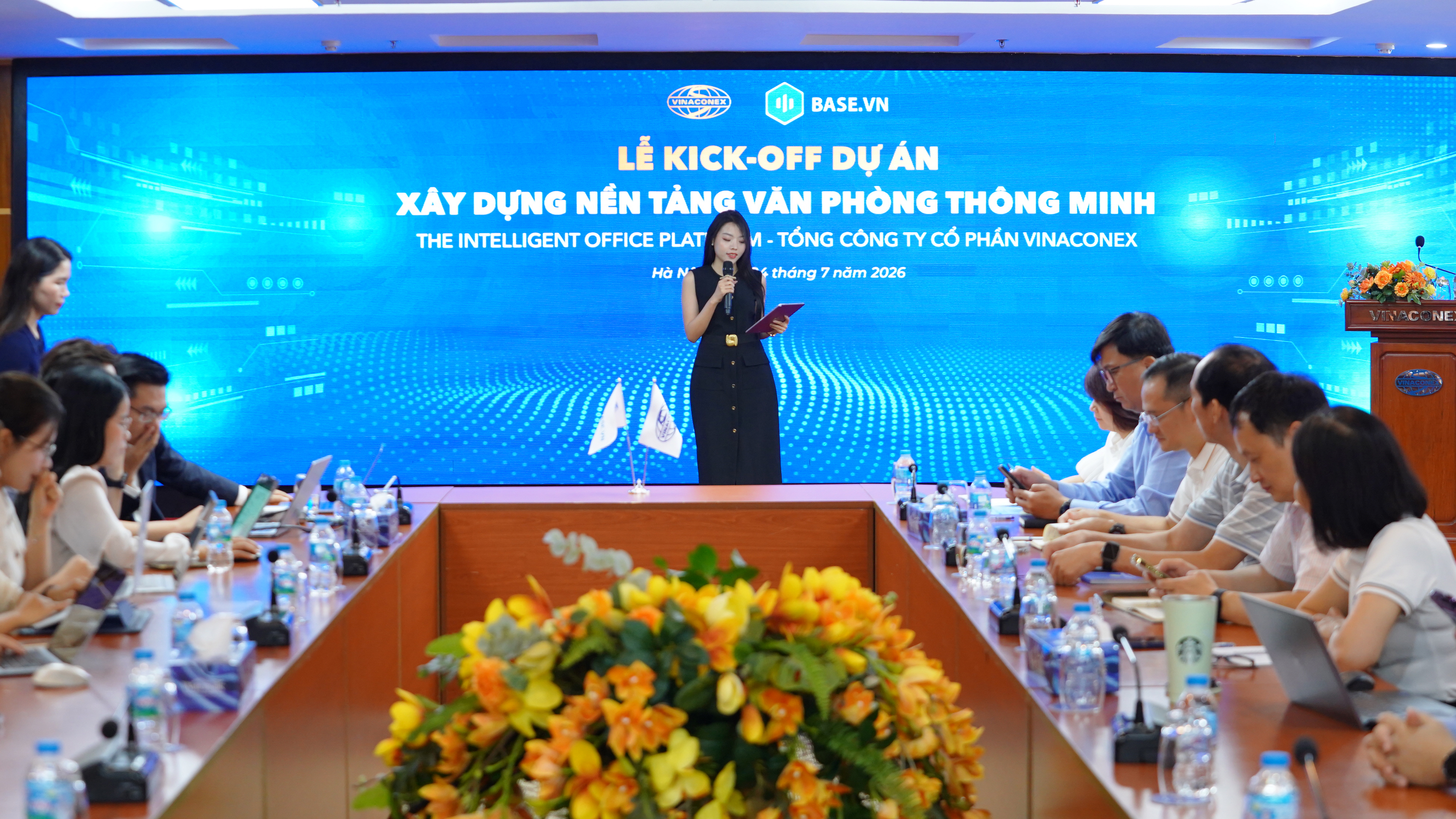 VINACONEX khởi động Dự án xây dựng nền tảng Văn phòng thông minh